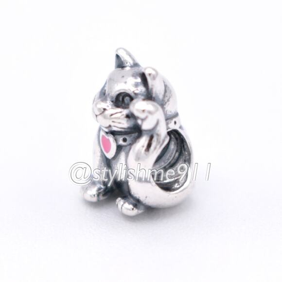 Authentic Pandora Lucky Cat Charm - 790989EN05 - Picture 11 of 11